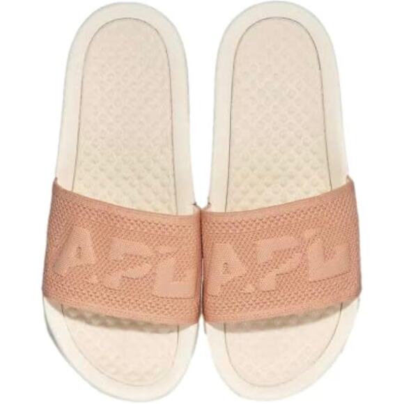 New APL techloom ivory blush slides sandals size 12 main image 4